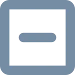 Minus Square S SVG Icon